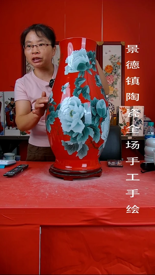 摆件景德镇陶瓷 全场手工手绘3