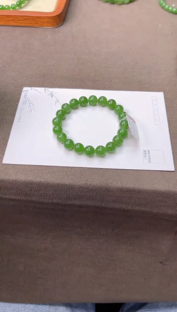 未镶嵌手串和田玉多样性发一ys