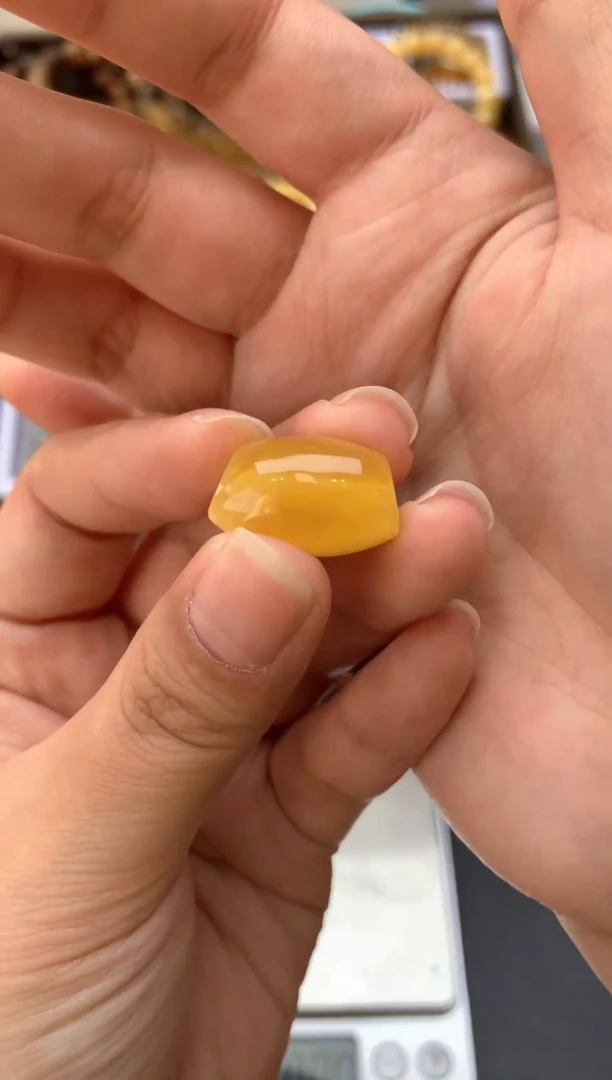 【闪购商品】琥珀珠宝奇石未镶嵌070琥珀蜜蜡花粉