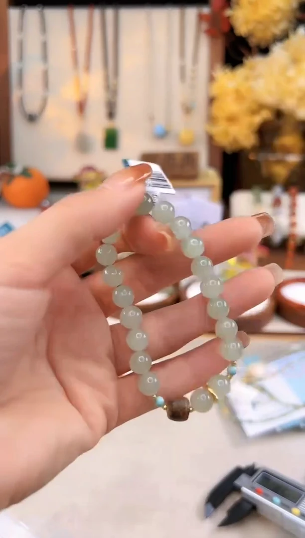 【闪购商品】和田玉手饰18K金镶嵌@@F921D016105