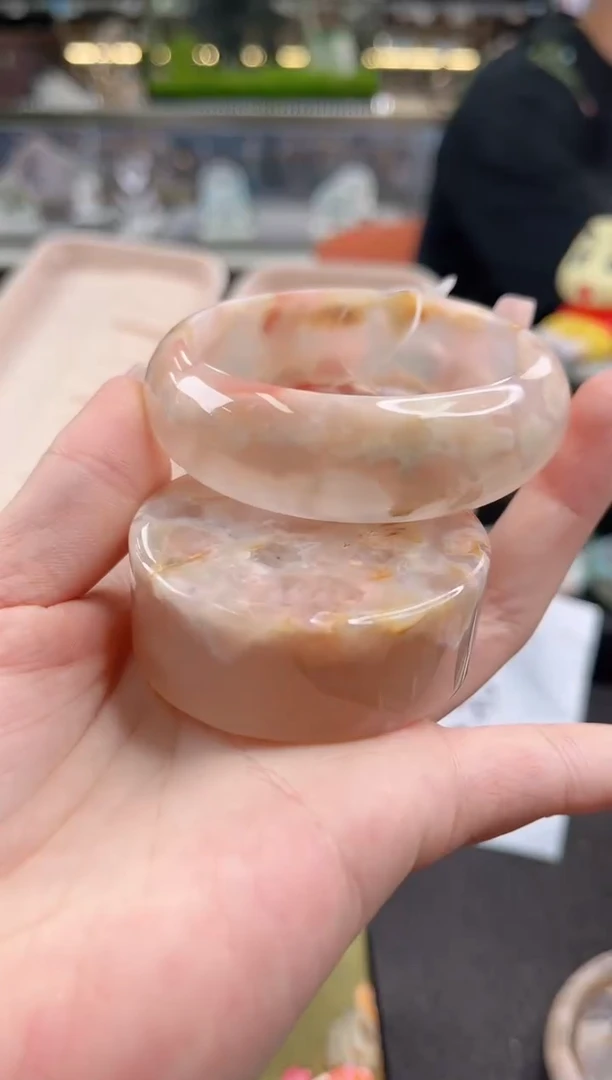 未镶嵌手镯石英质玉54圈口（赠品镯心）667901