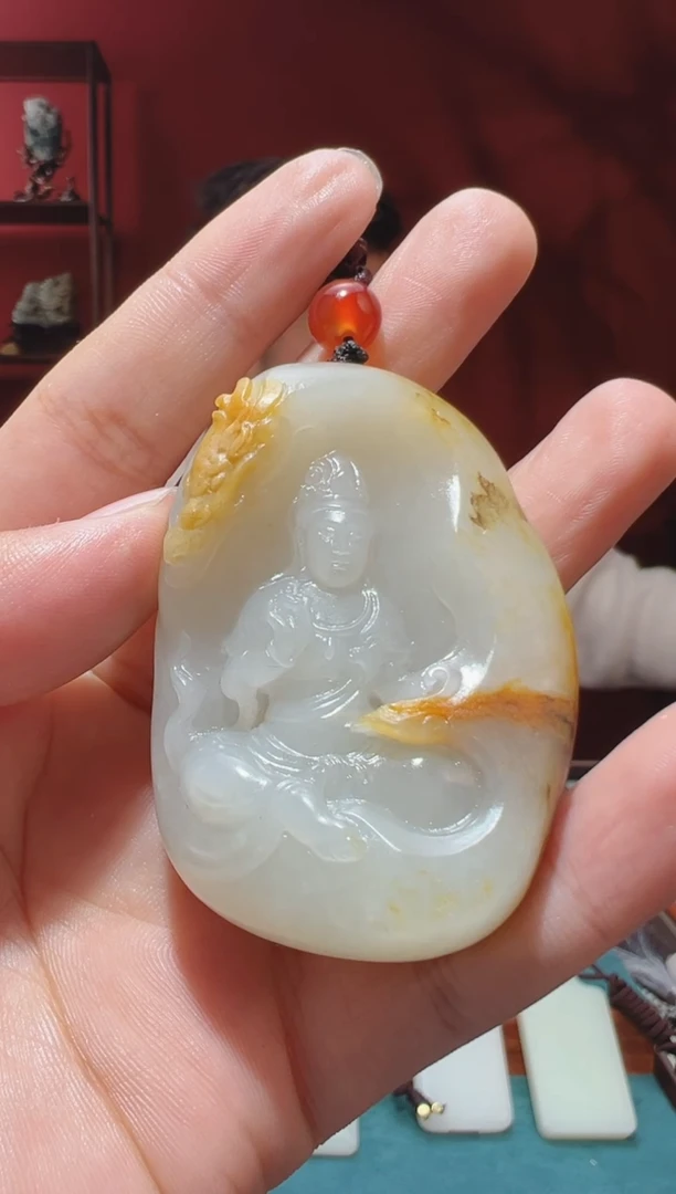 【闪购商品】和田玉吊坠(不含链)未镶嵌1
