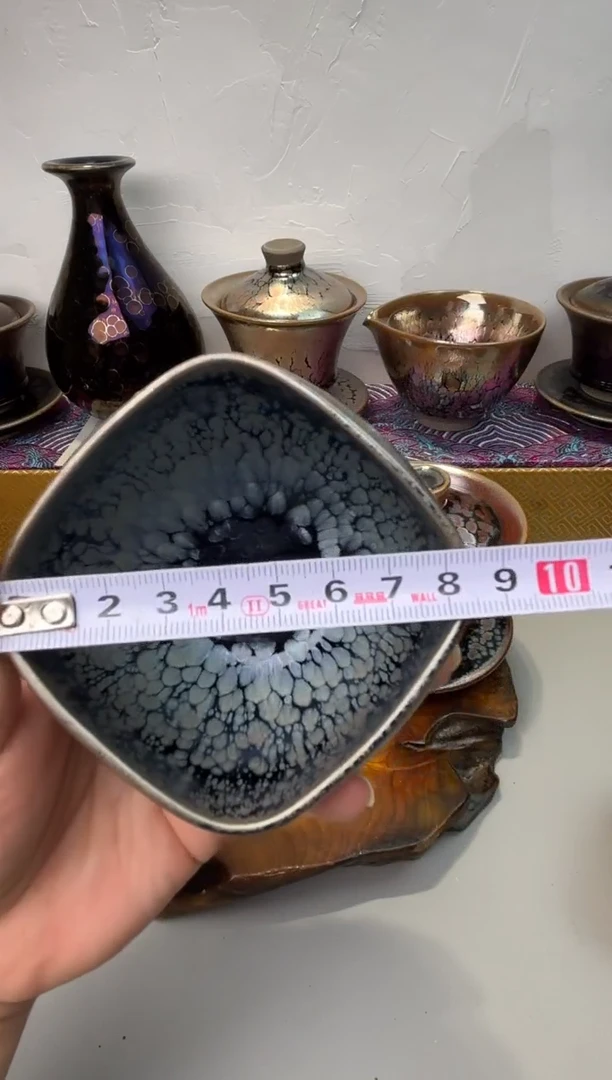 茶盏春申阁福利1只四方杯