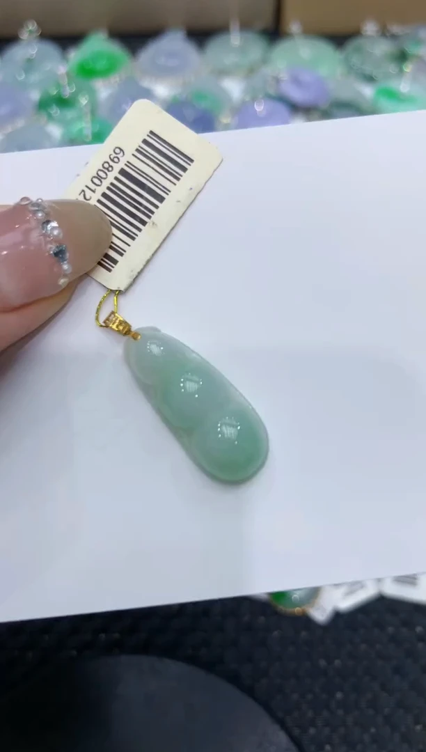 【闪购商品】翡翠颈饰18K金镶嵌222222222