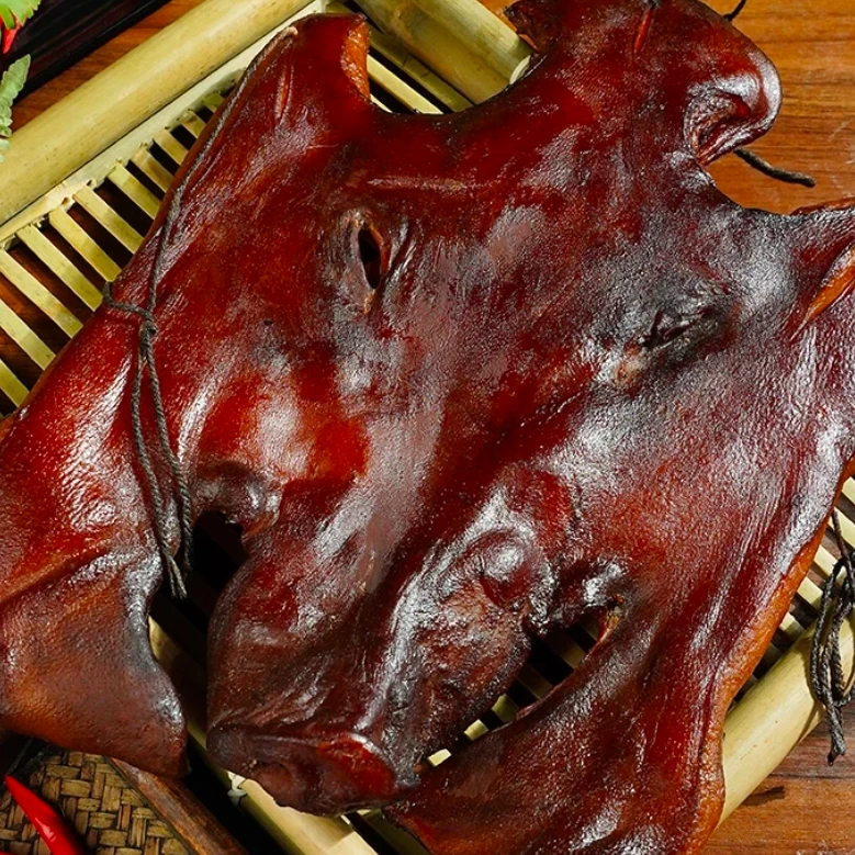 2湖北恩施高山腊猪头