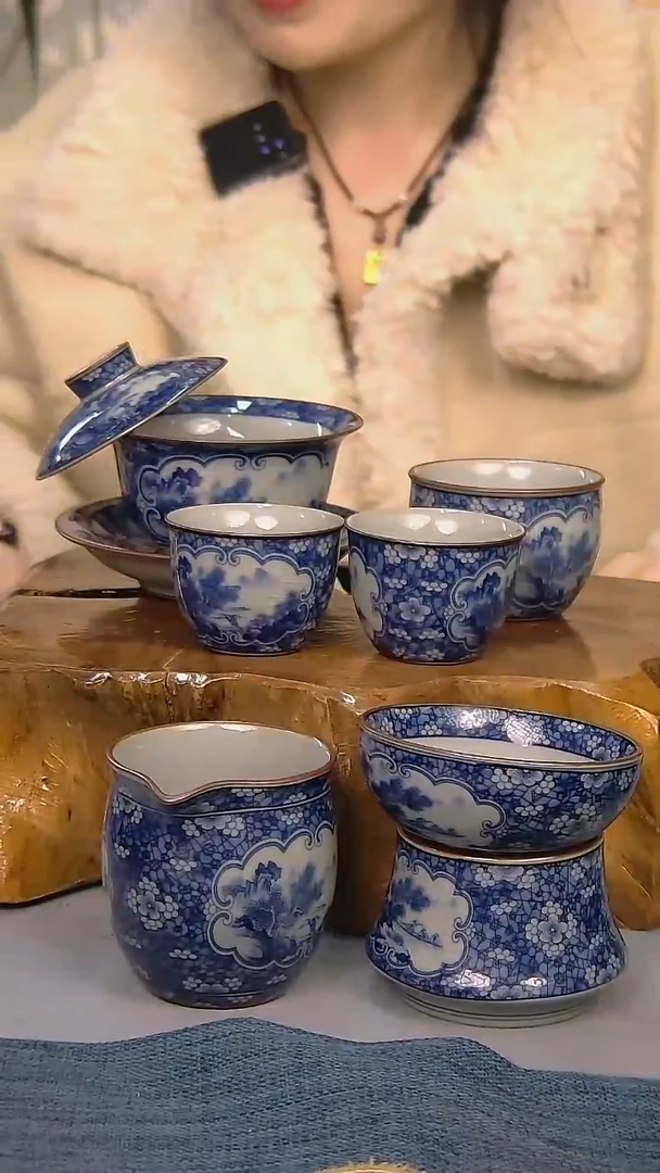 【闪购商品】6件套陶瓷茶具简装家用系列