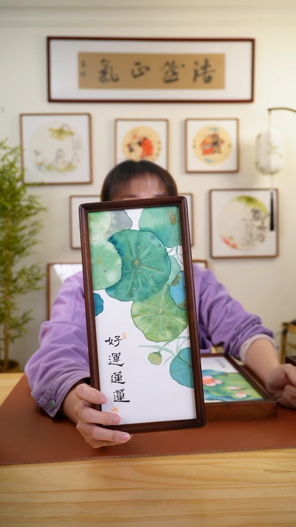 横款鹿鸣现代美术馆-岳倚竹老师作品