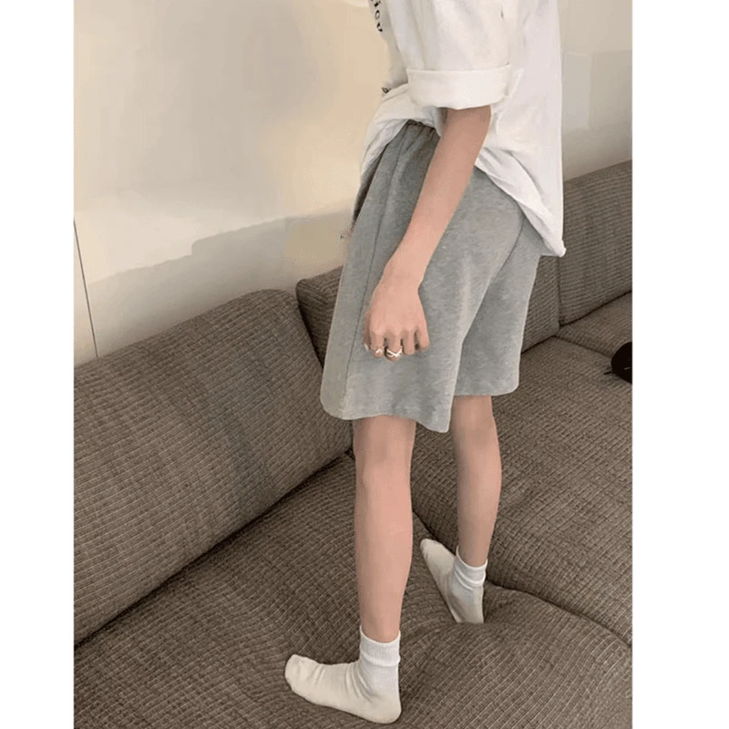 孕妇裤子短裤夏装孕期时尚宽松百搭高腰托腹裤外穿休闲运动五分裤