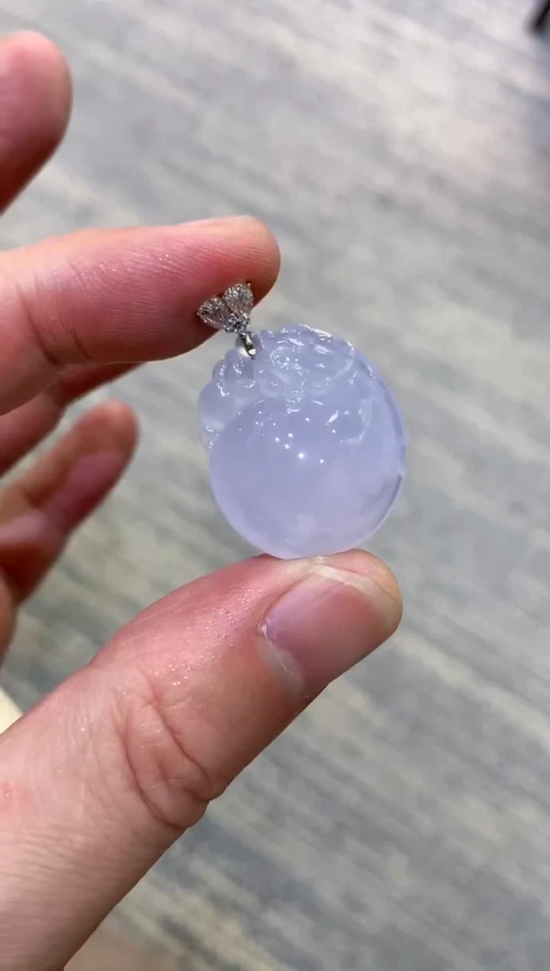 颈饰未镶嵌翡翠天然A货翡翠