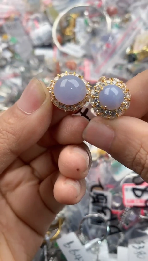 银S925镶嵌戒指翡翠333---5