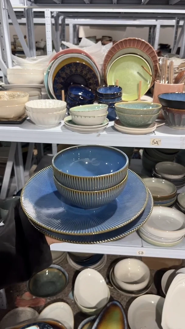 【闪购商品】瓷片外贸尾货瑕疵满20包邮X4 蓝色四件套