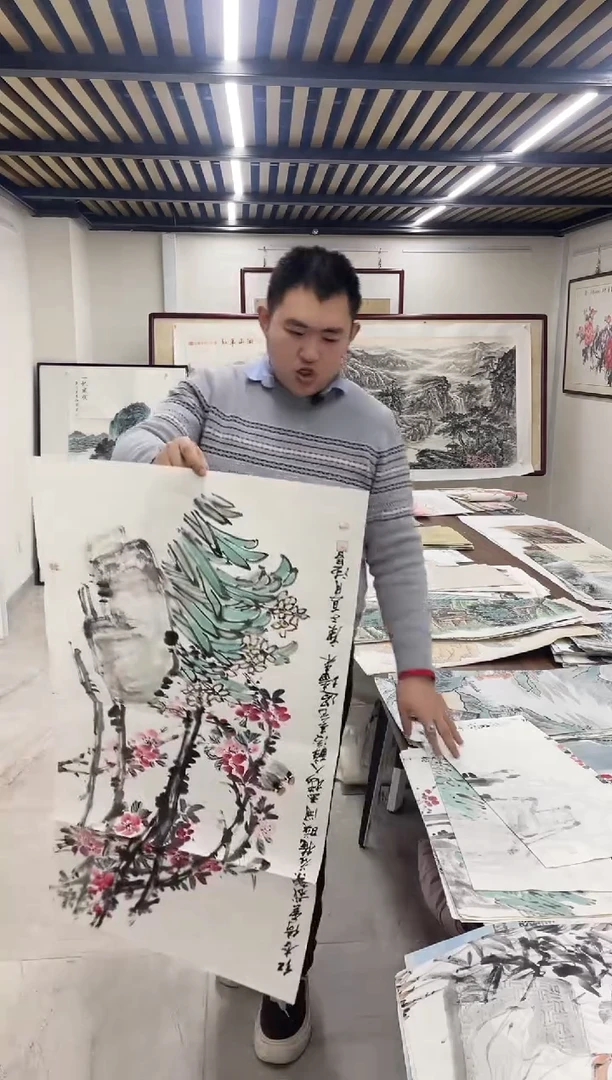 国画融易专属链接-昌花鸟随机发货