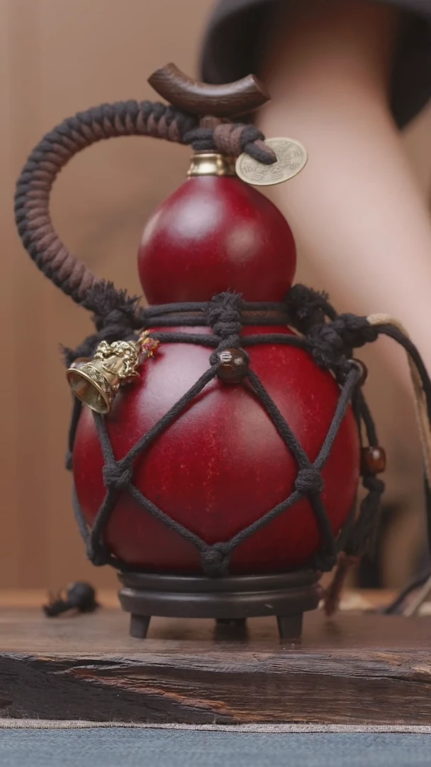 1879号精品大漆葫芦防腐防渗装水茶酒