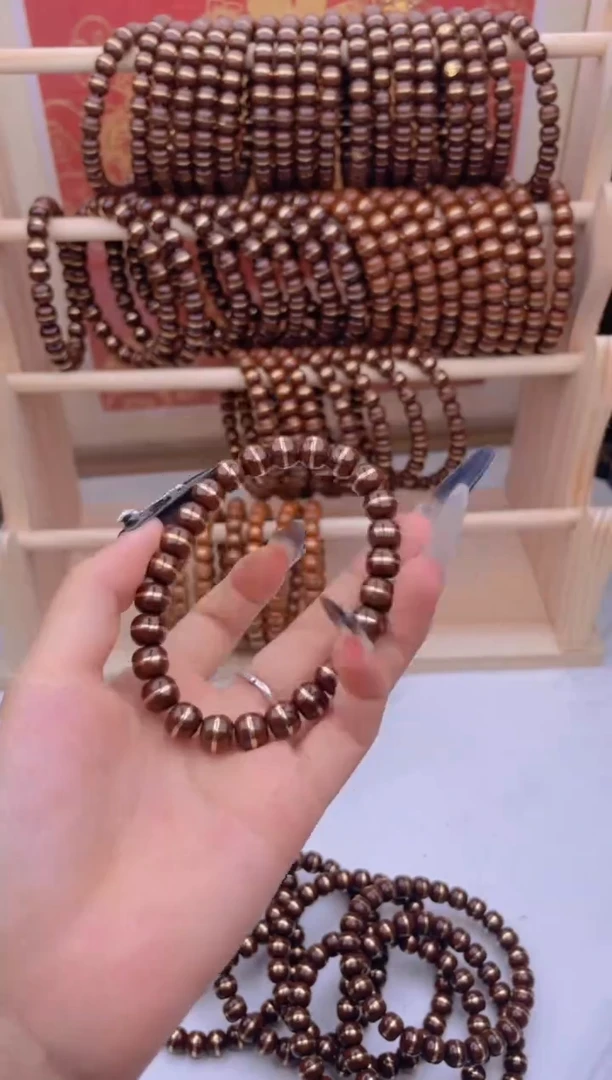 紫金鼠吊坠3号手串