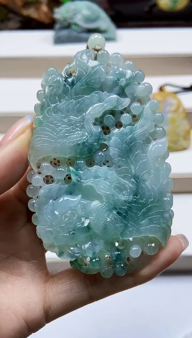 颈饰未镶嵌翡翠翡翠A货