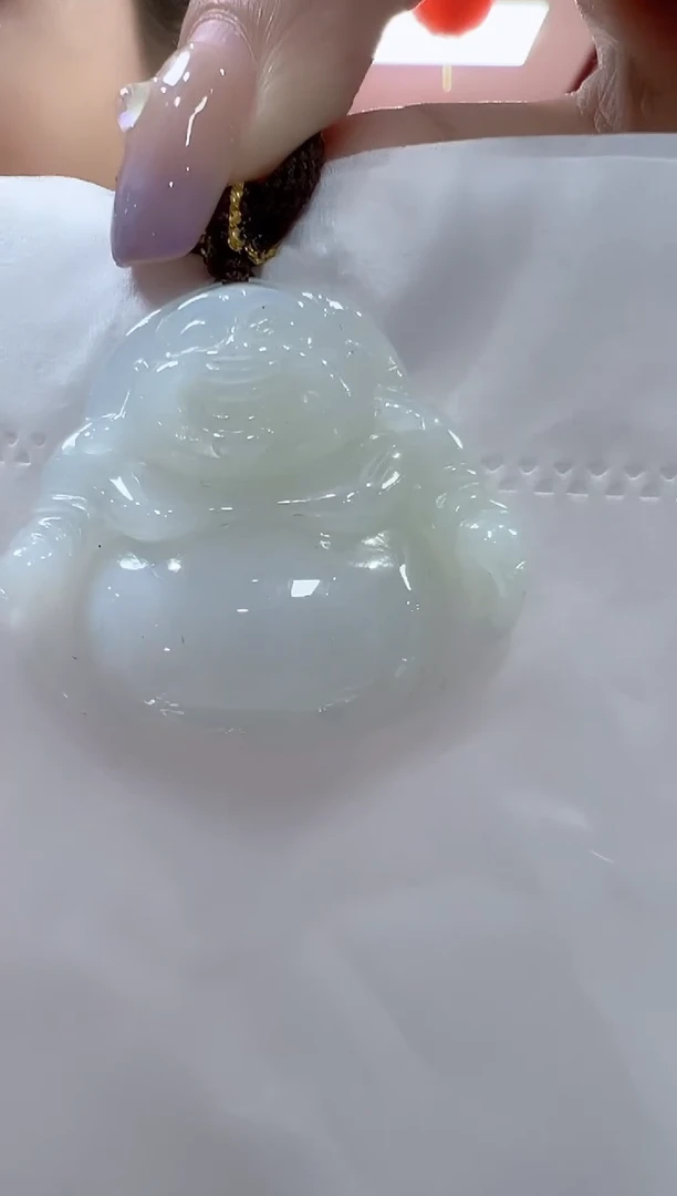 翡翠未镶嵌颈饰孤品佛公