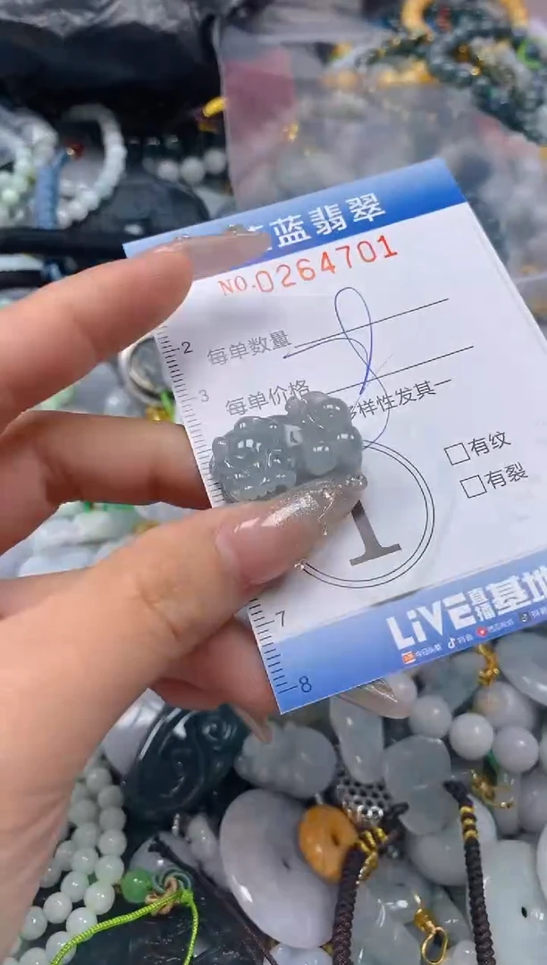 翡翠未镶嵌颈饰闪购0264701