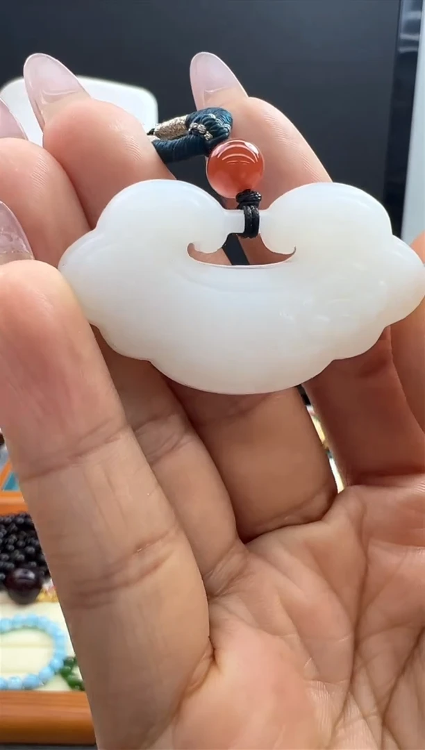 【闪购商品】和田玉（白玉）颈饰未镶嵌20秒拍号