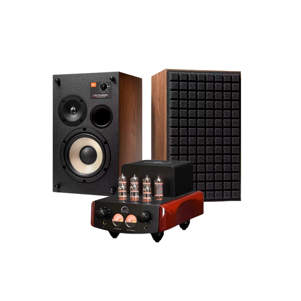 JBLL52书架音箱电子管胆机功放HiFi音响套装入门蓝牙多媒体组合