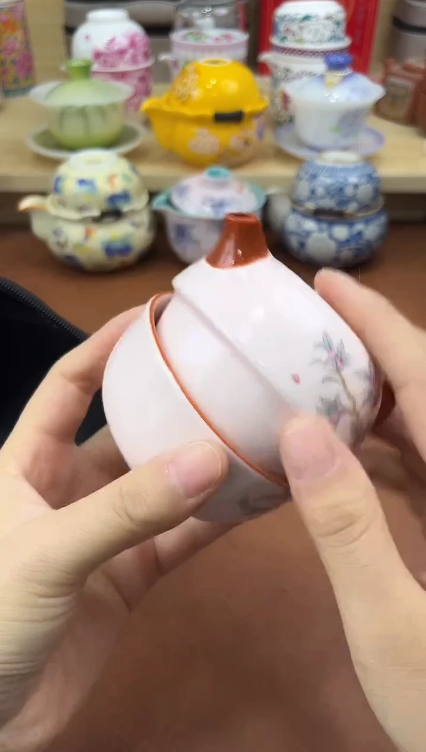 陶陶瓷茶具摆件旅行套组