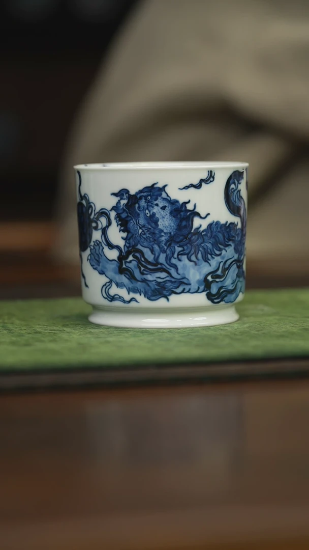 【闪购商品】杯柴窑青花破价福利