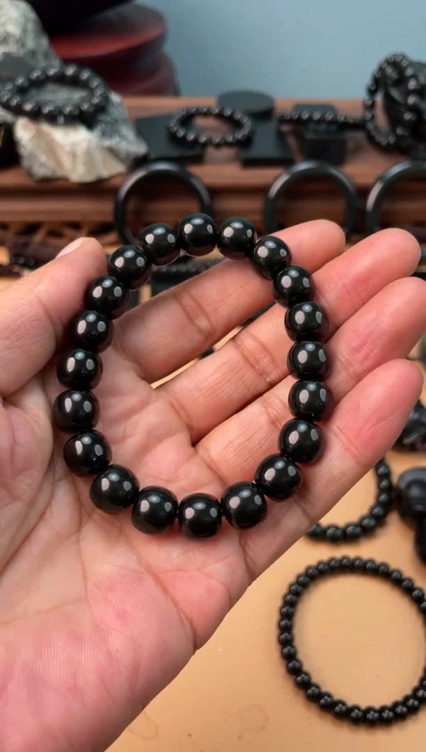 未镶嵌手链和田玉新疆和田玉皮勒村老矿塔青10x11