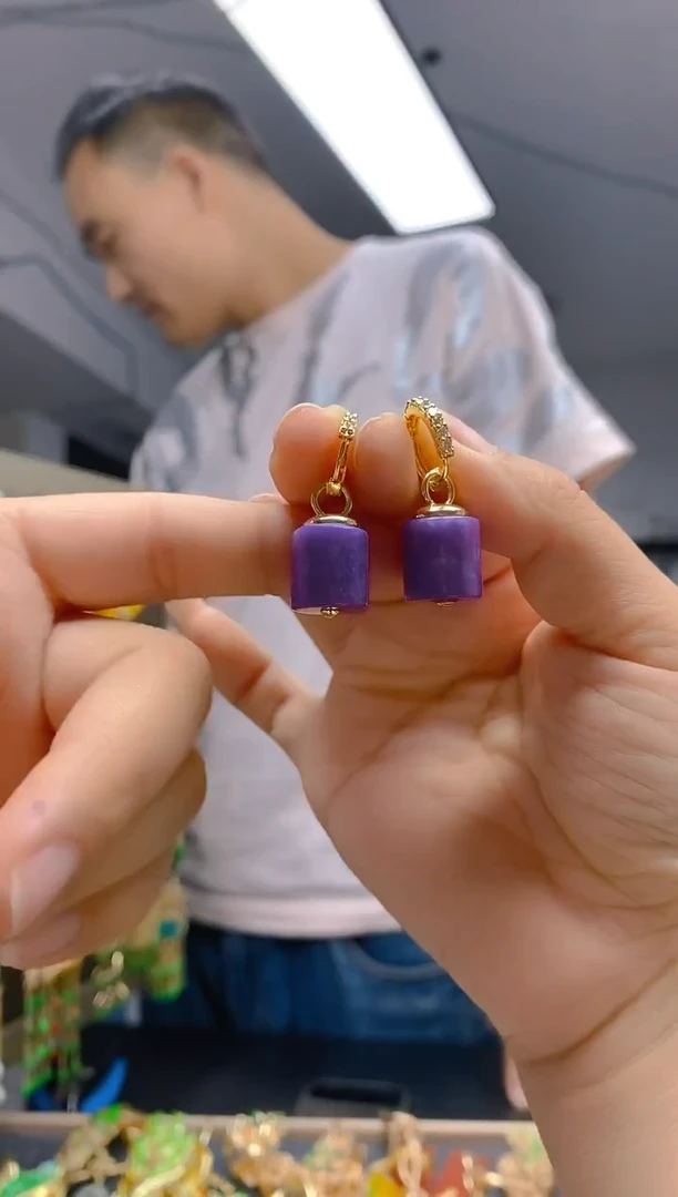 【闪购商品】玛瑙/玉髓耳饰合金55玛瑙饰品