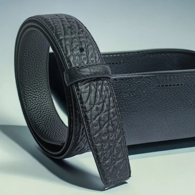 纯腰带配饰纯不黑色休闲时尚男士皮带男款爆款2025新款