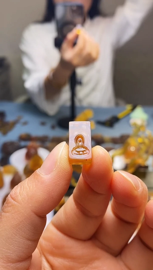 【闪购商品】琥珀颈饰未镶嵌SN10-3（悟道）手机挂