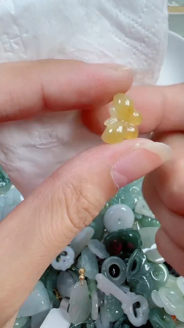 散珠翡翠434号链接，A货翡翠