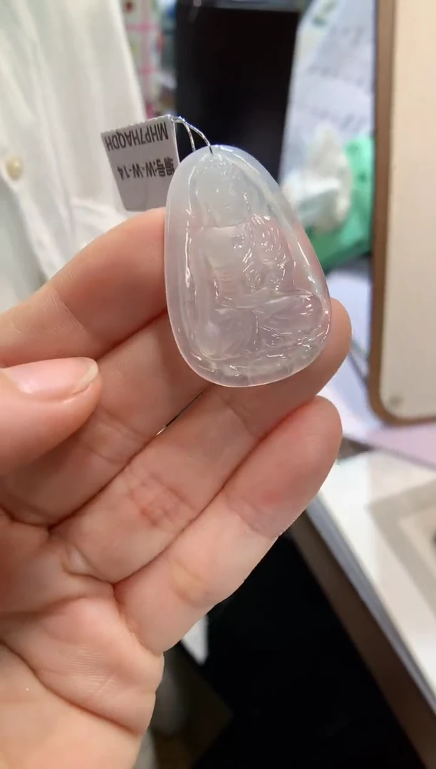颈饰未镶嵌翡翠小**木阿弥