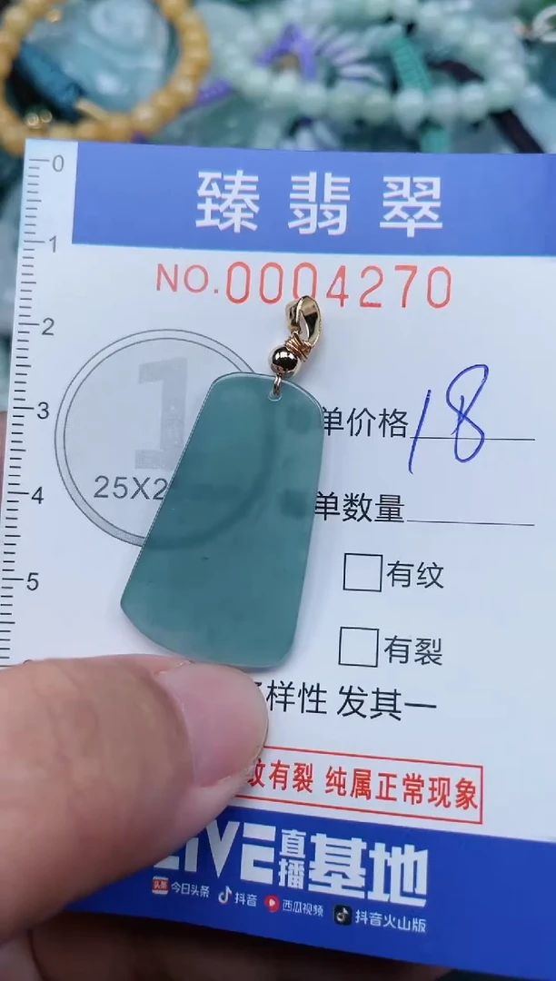 翡翠未镶嵌颈饰.0004270