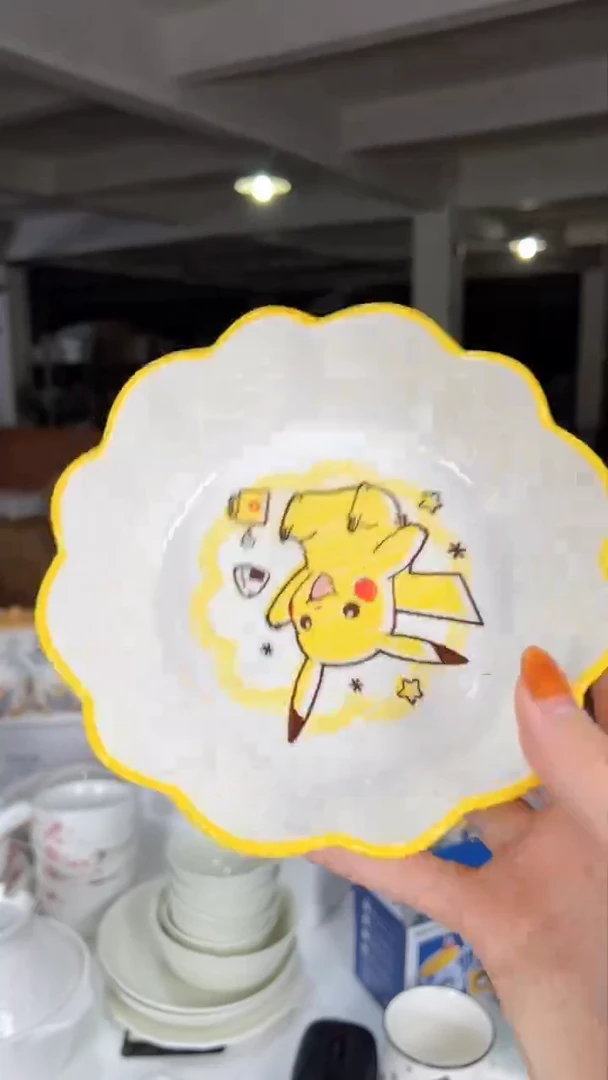 【闪购商品】顺祥曼迪6英寸荷口碗（宝可梦款-萌彩）