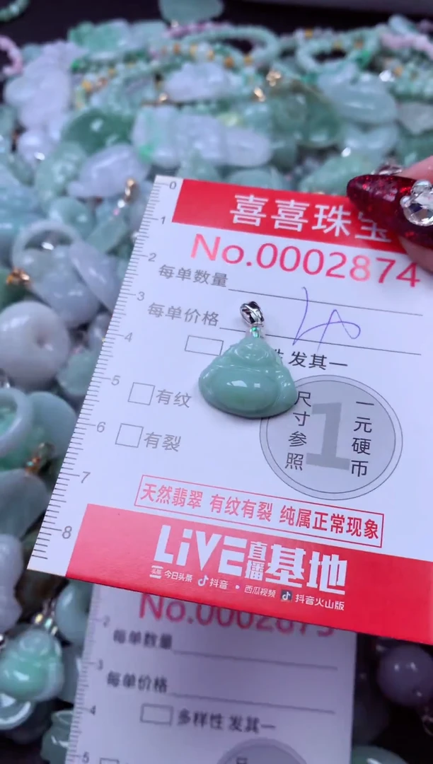颈饰未镶嵌翡翠2874