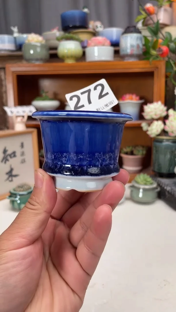 瓷片272知木小芳花盆