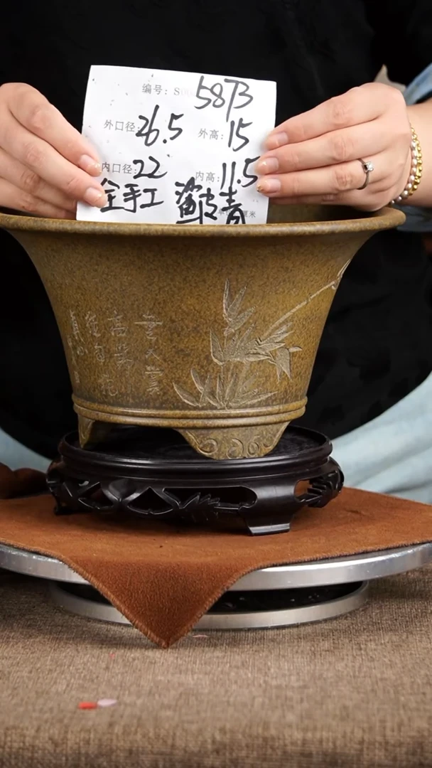 紫砂花盆紫砂花盆5873+s