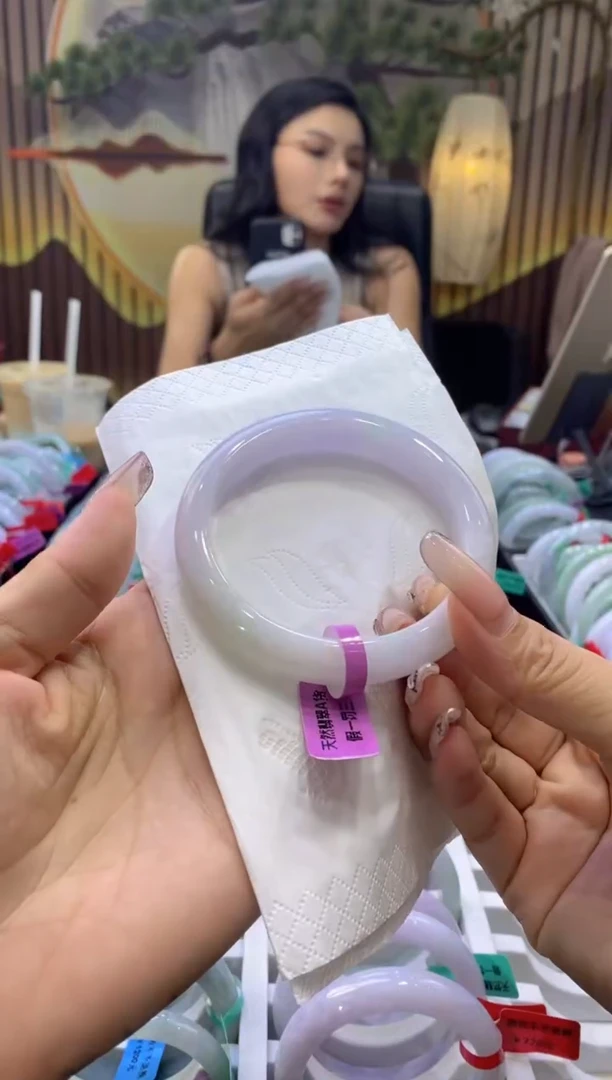 翡翠手镯未镶嵌涂*乐00007742