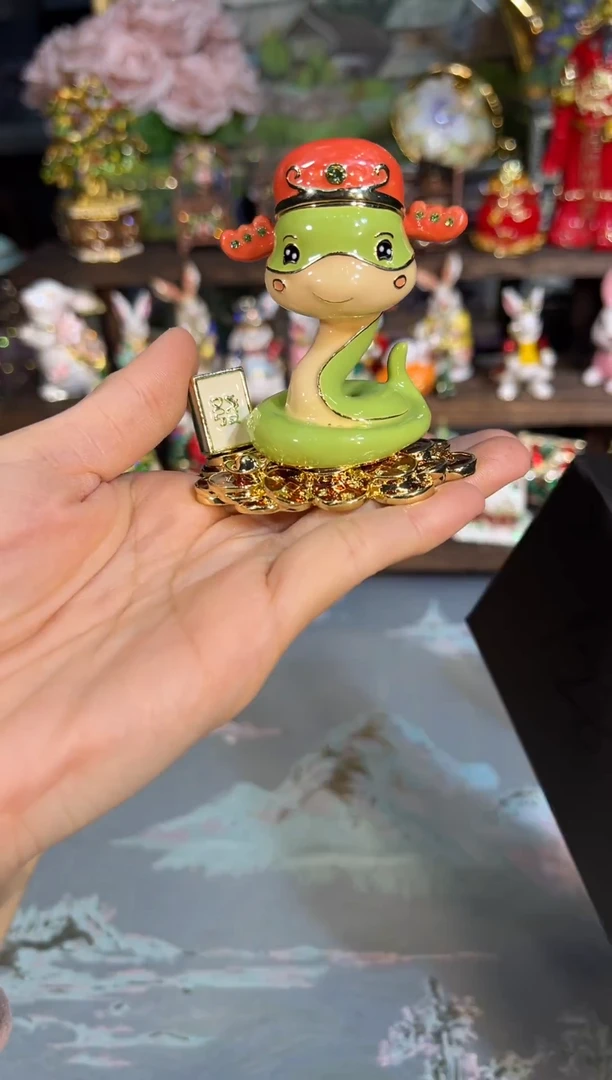 金属七宝烧首饰盒