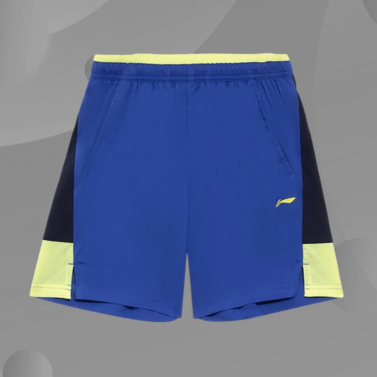 《B品以直播展示为准》李宁跑步系列男子宽松休闲运动短裤YKSS021