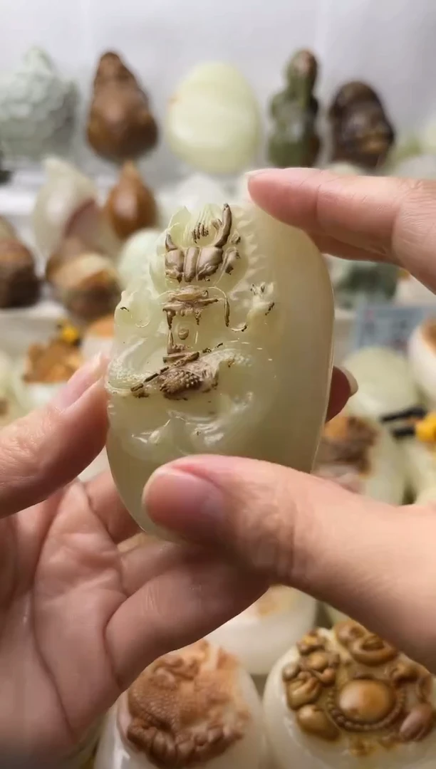 石材古青石棉纹正常不退换龙微瑕