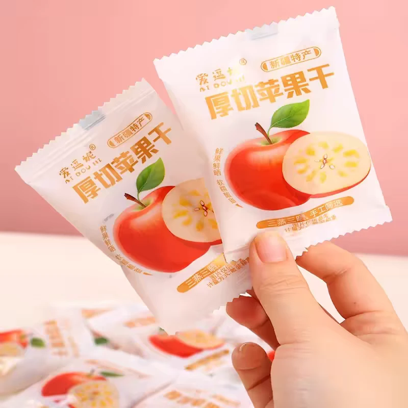 新疆阿克苏厚切苹果干鲜果晾晒独立包装酸甜可口零食