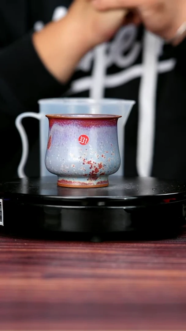 杯子331#吴航生一级品原矿钧瓷玉兰杯
