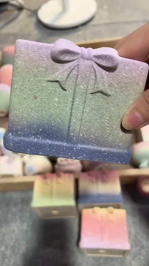 麦饭石粗陶多肉花盆8.5*7