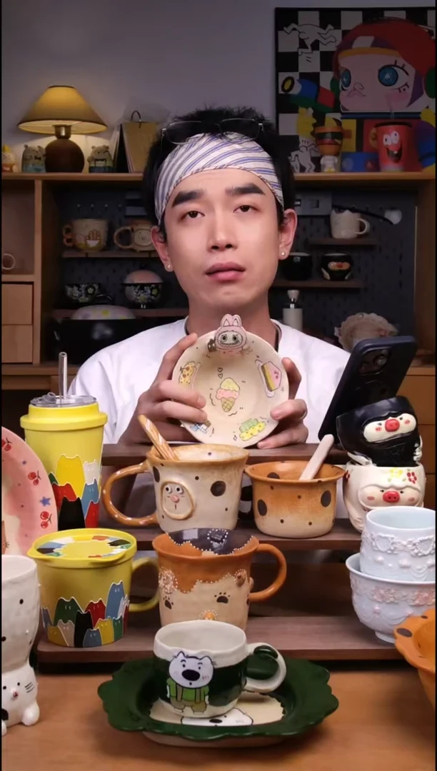 碗景德镇可爱设计师款陶瓷