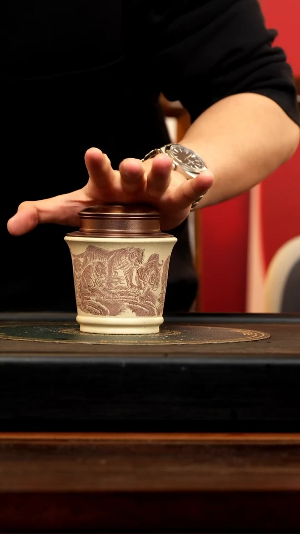 【闪购商品】紫砂茶壶顽壶紫砂精选茶叶罐