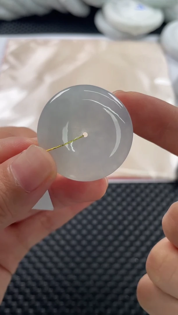 颈饰未镶嵌翡翠基地发货H 9413 平安扣