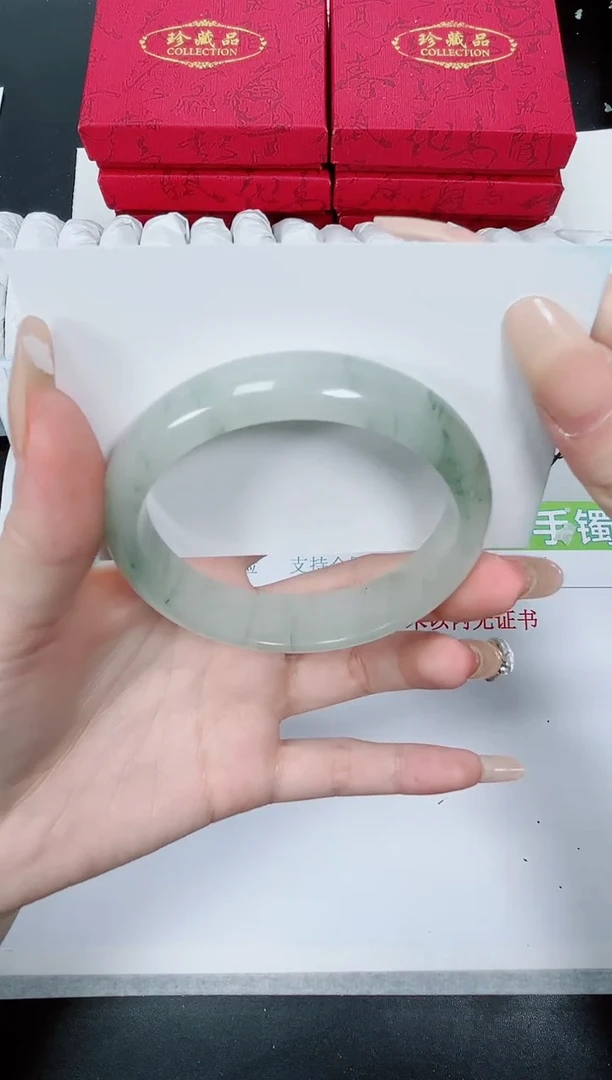 【闪购商品】石英质玉手镯合金K282-56.2