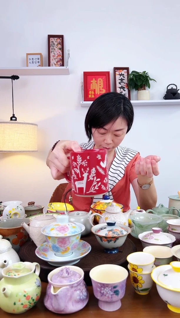 【茶瓷物语闪购福利】红色马克杯