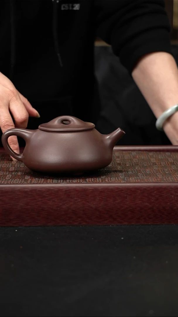 茶壶紫砂lcc紫泥景舟350cc
