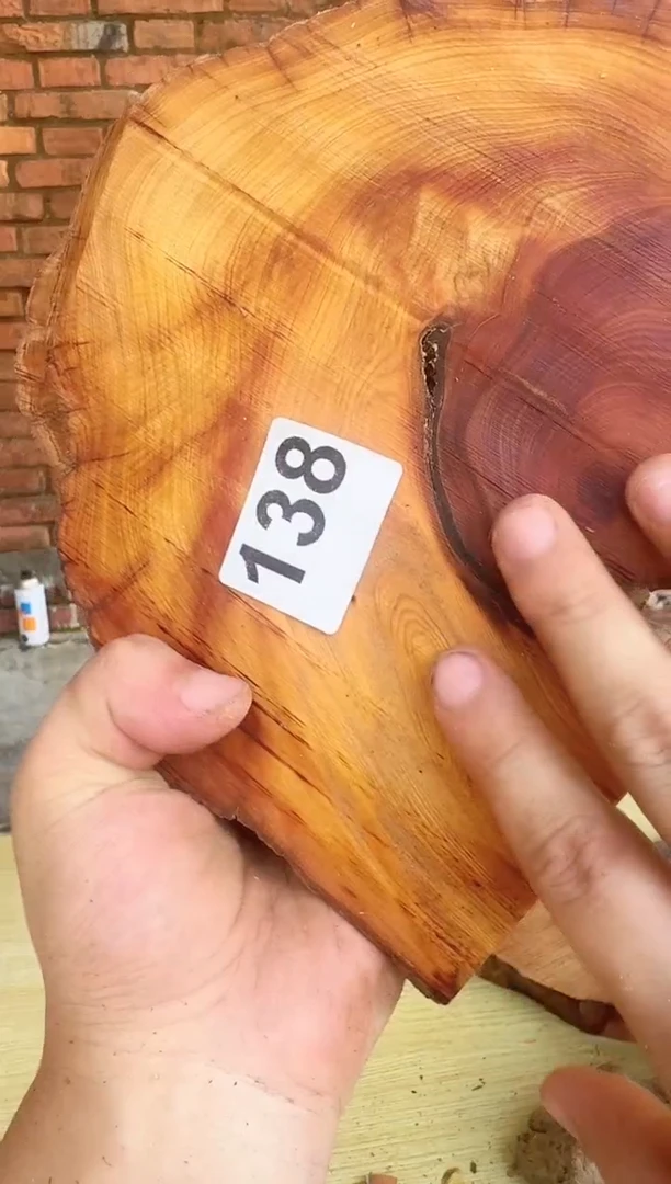 柏木太行陈化崖柏现切先拍！卡  1.5随机一片！！！（1单1片）138